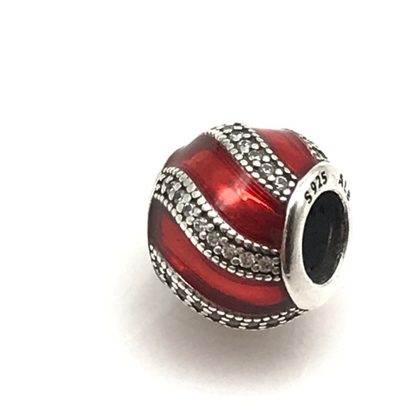Pandora Jewelry - Pandora Red Enamel CZ Adornment Charm